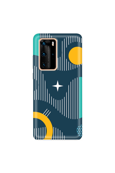HUAWEI - P40 Pro - Soft Clear Case - Retro Style Series IV.