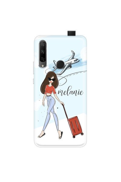 HONOR - Honor 9X - Soft Clear Case - Travelers Duo Brunette