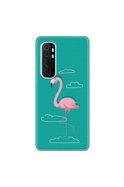 XIAOMI - Mi Note 10 Lite - Soft Clear Case - Cartoon Flamingo