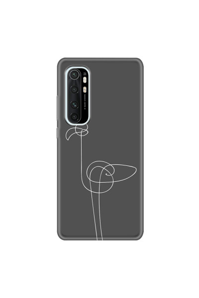 XIAOMI - Mi Note 10 Lite - Soft Clear Case - Flamingo Drawing