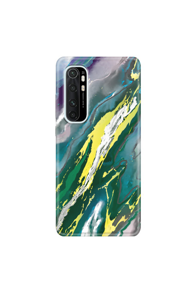 XIAOMI - Mi Note 10 Lite - Soft Clear Case - Marble Rainforest Green