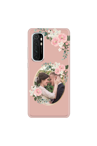 XIAOMI - Mi Note 10 Lite - Soft Clear Case - Pink Floral Mirror Photo