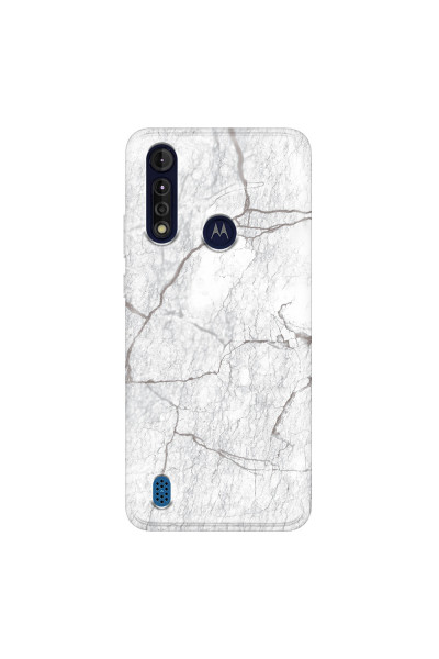 MOTOROLA by LENOVO - Moto G8 Power Lite - Soft Clear Case - Pure Marble Collection II.
