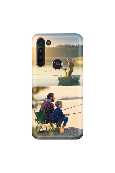 MOTOROLA by LENOVO - Moto G8 Power - Soft Clear Case - Collage of 2