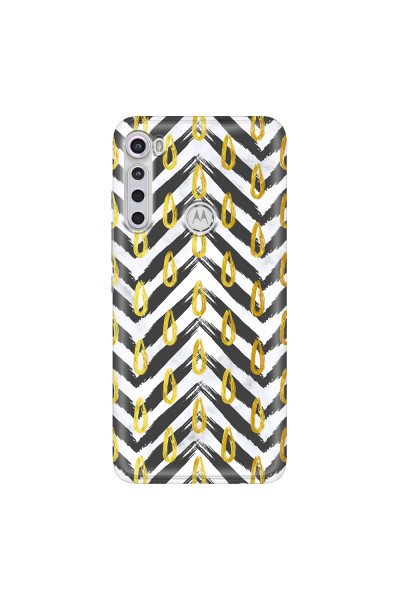 MOTOROLA by LENOVO - Moto One Fusion Plus - Soft Clear Case - Exotic Waves