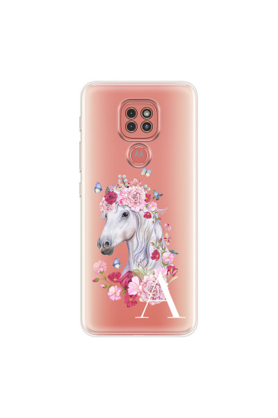 MOTOROLA by LENOVO - Moto G9 Play - Soft Clear Case - Magical Horse White