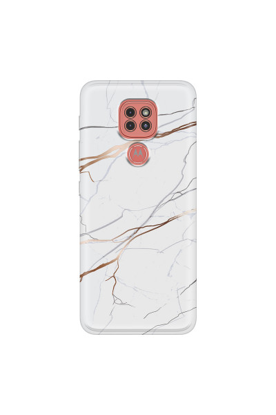 MOTOROLA by LENOVO - Moto G9 Play - Soft Clear Case - Pure Marble Collection IV.