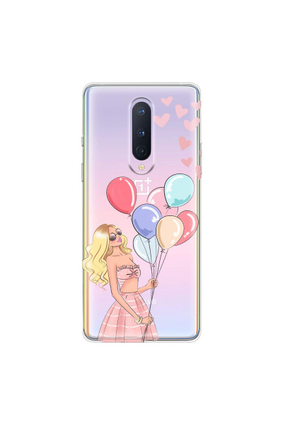 ONEPLUS - OnePlus 8 - Soft Clear Case - Balloon Party