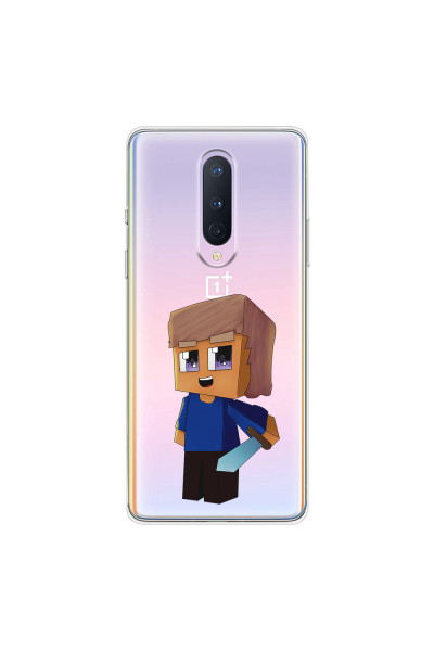 ONEPLUS - OnePlus 8 - Soft Clear Case - Clear Sword Kid