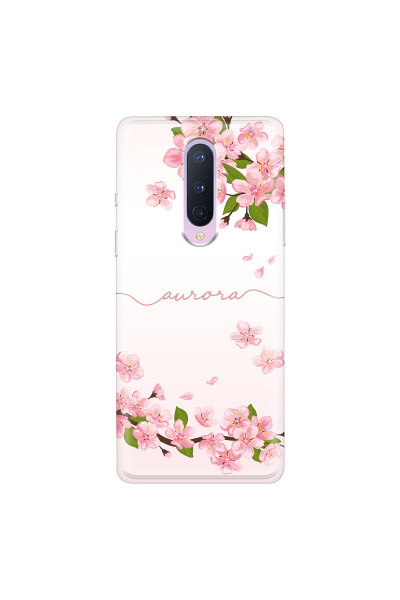 ONEPLUS - OnePlus 8 - Soft Clear Case - Sakura Handwritten