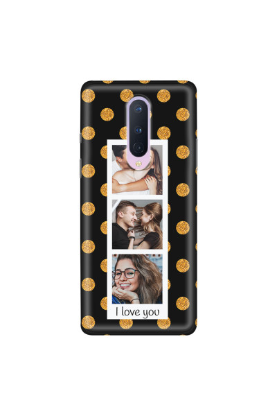 ONEPLUS - OnePlus 8 - Soft Clear Case - Triple Love Dots Photo