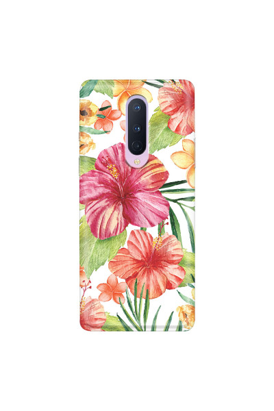 ONEPLUS - OnePlus 8 - Soft Clear Case - Tropical Vibes