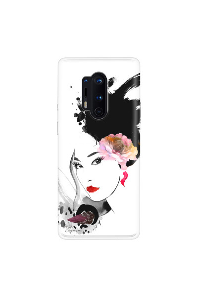 ONEPLUS - OnePlus 8 Pro - Soft Clear Case - Black Beauty