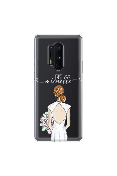 ONEPLUS - OnePlus 8 Pro - Soft Clear Case - Bride To Be Redhead II.