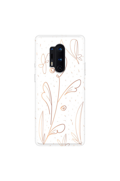 ONEPLUS - OnePlus 8 Pro - Soft Clear Case - Flowers In Style