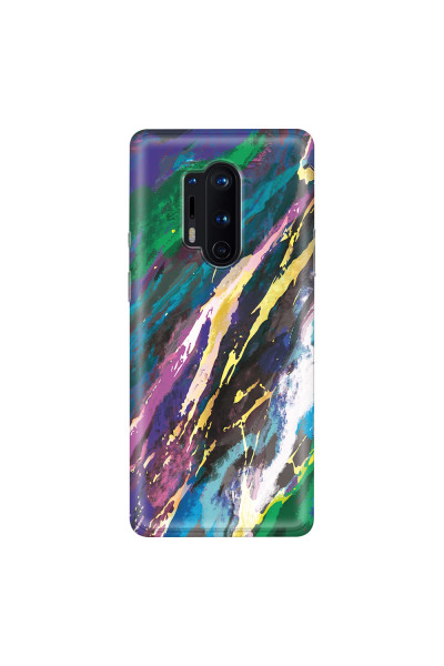 ONEPLUS - OnePlus 8 Pro - Soft Clear Case - Marble Emerald Pearl