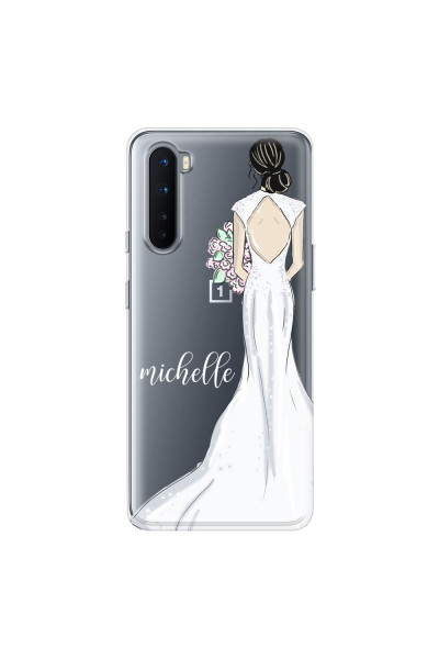 ONEPLUS - OnePlus Nord - Soft Clear Case - Bride To Be Blackhair