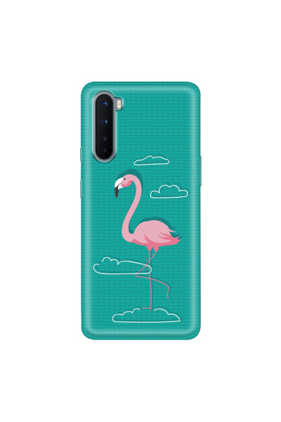 ONEPLUS - OnePlus Nord - Soft Clear Case - Cartoon Flamingo