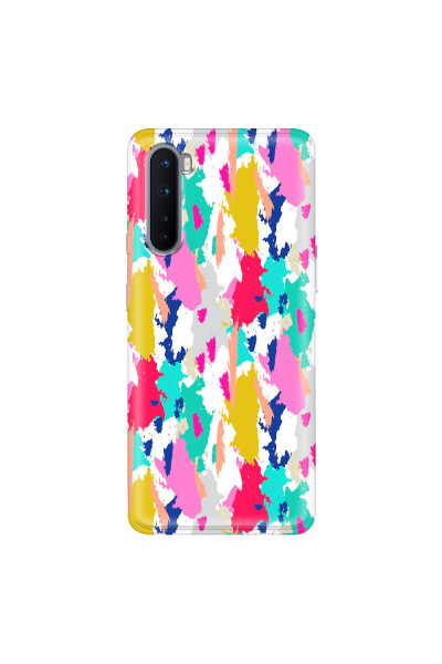 ONEPLUS - OnePlus Nord - Soft Clear Case - Paint Strokes