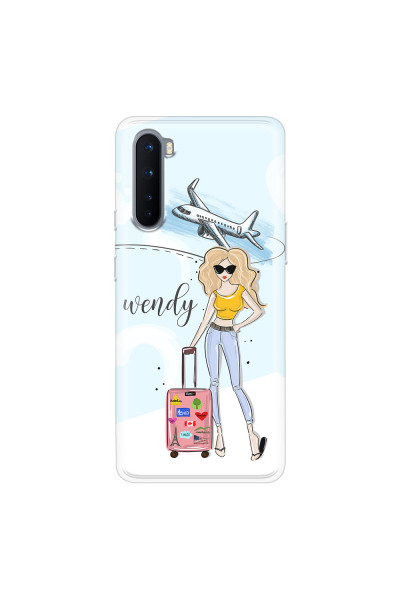 ONEPLUS - OnePlus Nord - Soft Clear Case - Travelers Duo Blonde