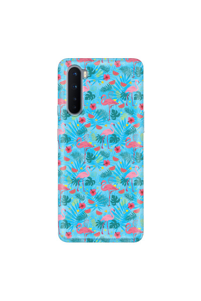 ONEPLUS - OnePlus Nord - Soft Clear Case - Tropical Flamingo IV