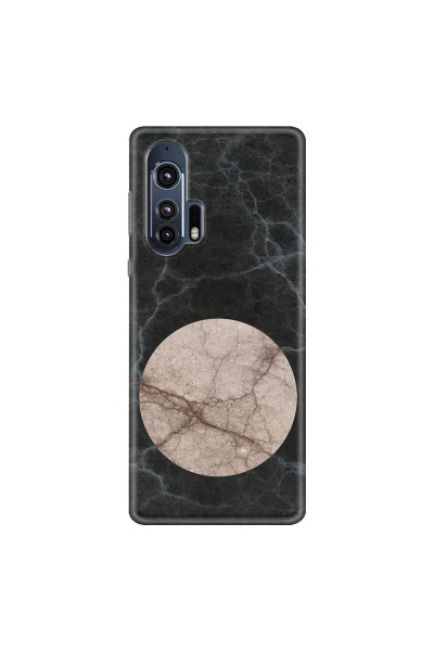MOTOROLA by LENOVO - Moto Edge Plus - Soft Clear Case - Pure Marble Collection VII.
