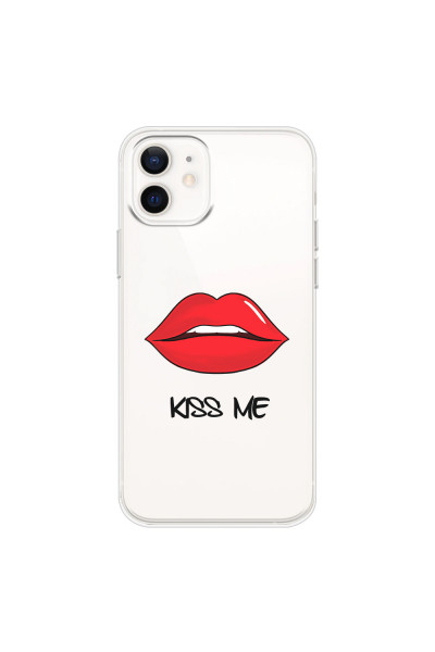 APPLE - iPhone 12 - Soft Clear Case - Kiss Me