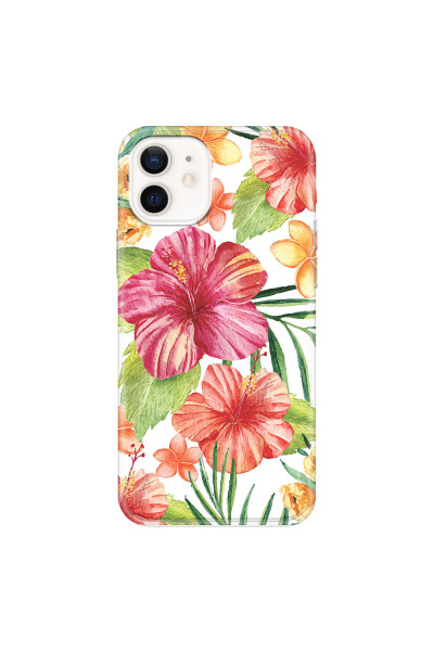 APPLE - iPhone 12 - Soft Clear Case - Tropical Vibes
