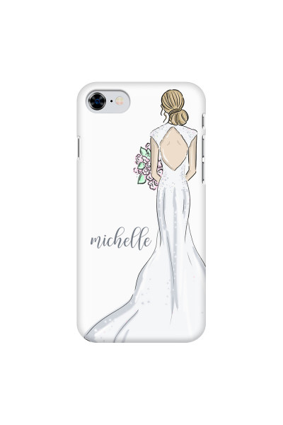 APPLE - iPhone SE 2020 - 3D Snap Case - Bride To Be Blonde Dark