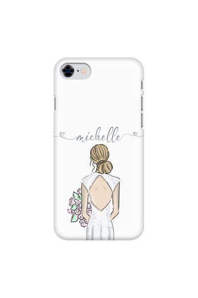 APPLE - iPhone SE 2020 - 3D Snap Case - Bride To Be Blonde II. Dark