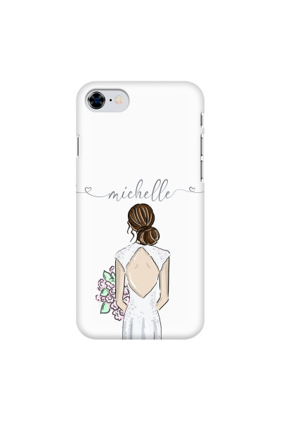 APPLE - iPhone SE 2020 - 3D Snap Case - Bride To Be Brunette II. Dark