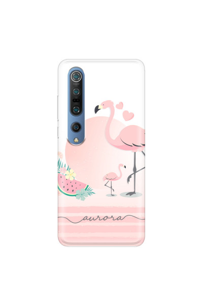 XIAOMI - Mi 10 Pro - Soft Clear Case - Flamingo Vibes Handwritten