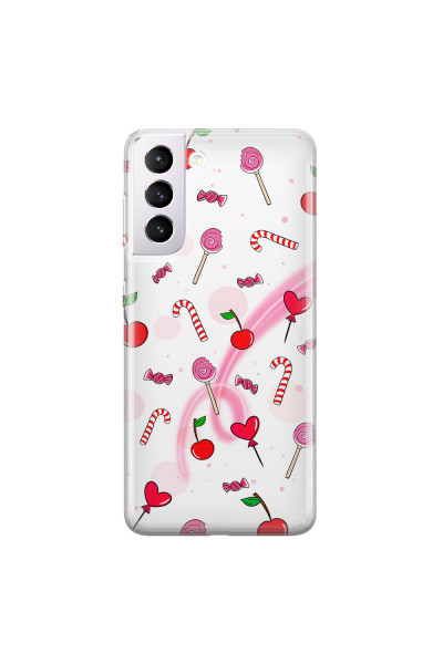 SAMSUNG - Galaxy S21 Plus - Soft Clear Case - Candy White