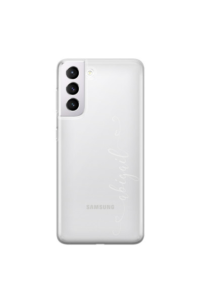 SAMSUNG - Galaxy S21 Plus - Soft Clear Case - Little Hearts Handwritten