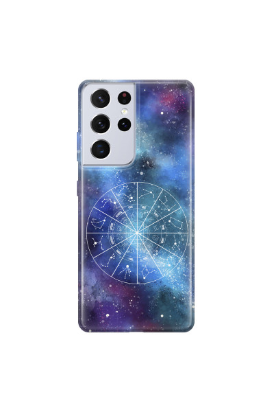 SAMSUNG - Galaxy S21 Ultra - Soft Clear Case - Zodiac Constelations