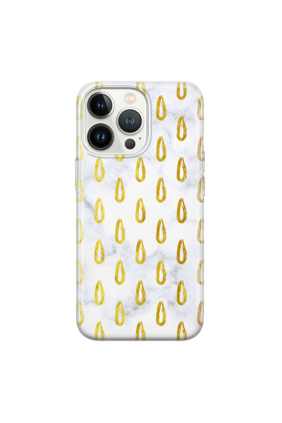 APPLE - iPhone 13 Pro Max - Soft Clear Case - Marble Drops