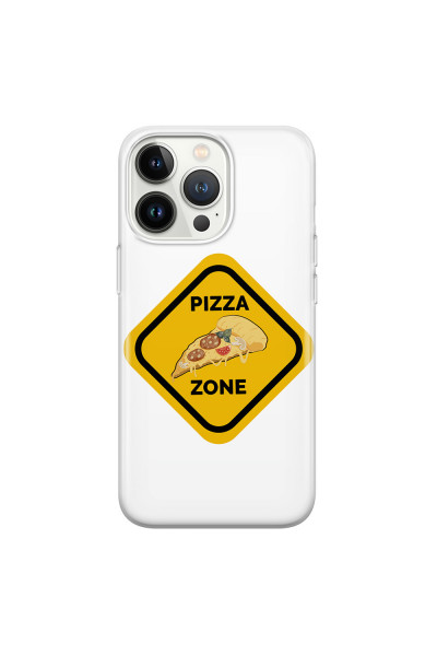 APPLE - iPhone 13 Pro Max - Soft Clear Case - Pizza Zone Phone Case