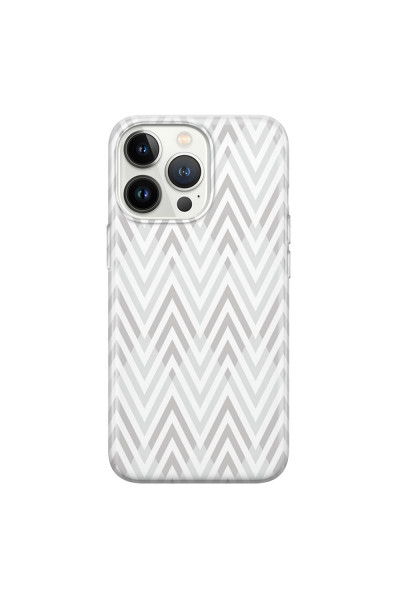 APPLE - iPhone 13 Pro Max - Soft Clear Case - Zig Zag Patterns