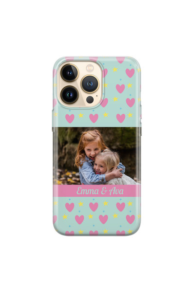 APPLE - iPhone 13 Pro - Soft Clear Case - Heart Shaped Photo