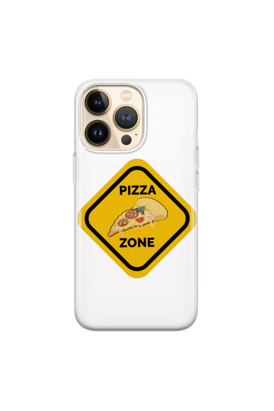 APPLE - iPhone 13 Pro - Soft Clear Case - Pizza Zone Phone Case