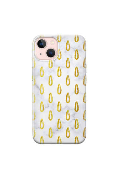 APPLE - iPhone 13 Mini - Soft Clear Case - Marble Drops