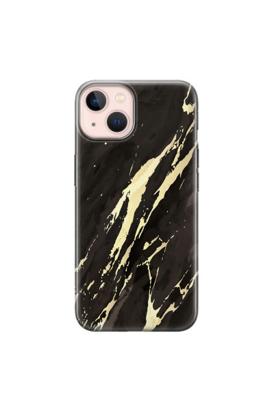 APPLE - iPhone 13 Mini - Soft Clear Case - Marble Ivory Black