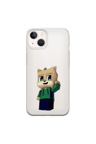 APPLE - iPhone 13 - Soft Clear Case - Clear Fox Player