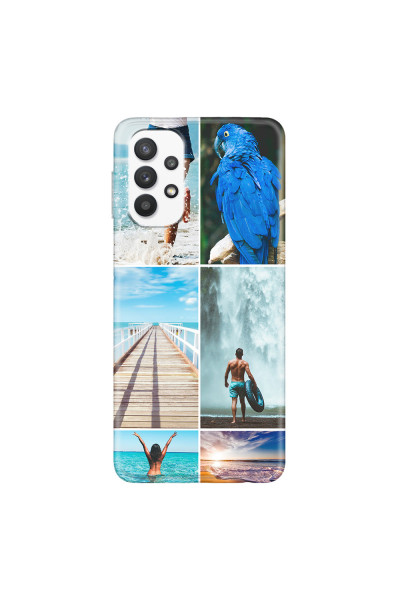 SAMSUNG - Galaxy A32 - Soft Clear Case - Collage of 6