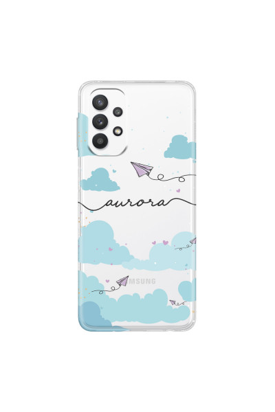 SAMSUNG - Galaxy A32 - Soft Clear Case - Up in the Clouds