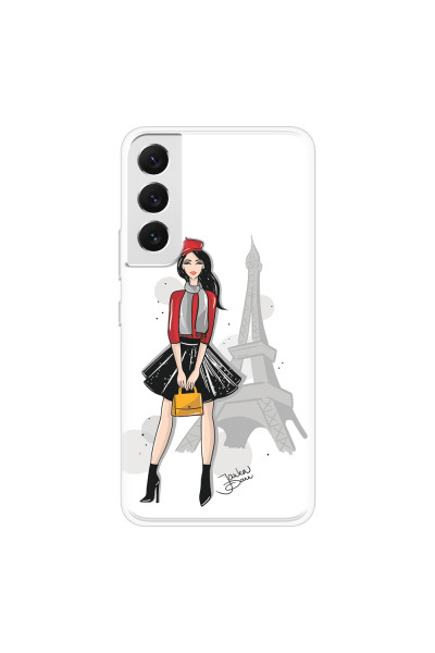 SAMSUNG - Galaxy S22 Plus - Soft Clear Case - Paris With Love