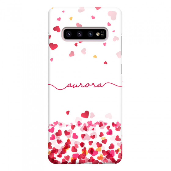 SAMSUNG - Galaxy S10 Plus - 3D Snap Case - Scattered Hearts
