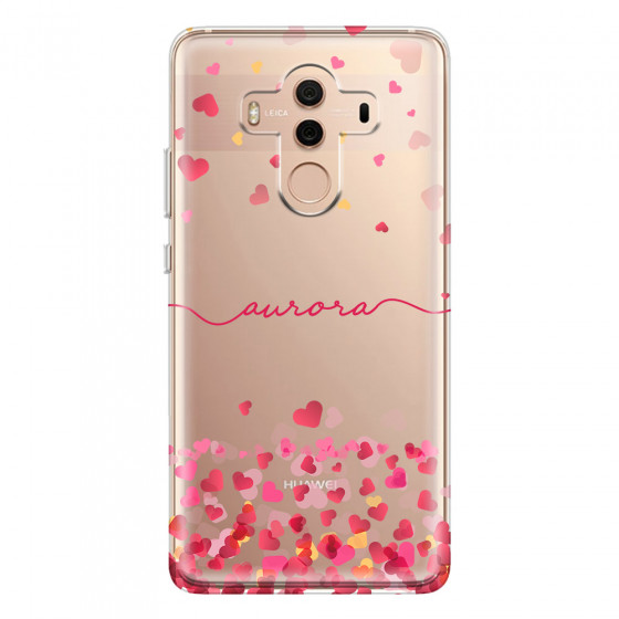 HUAWEI - Mate 10 Pro - Soft Clear Case - Scattered Hearts