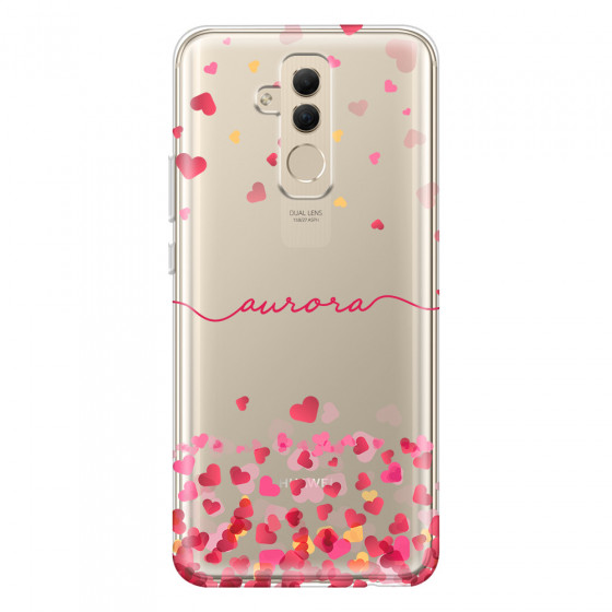 HUAWEI - Mate 20 Lite - Soft Clear Case - Scattered Hearts