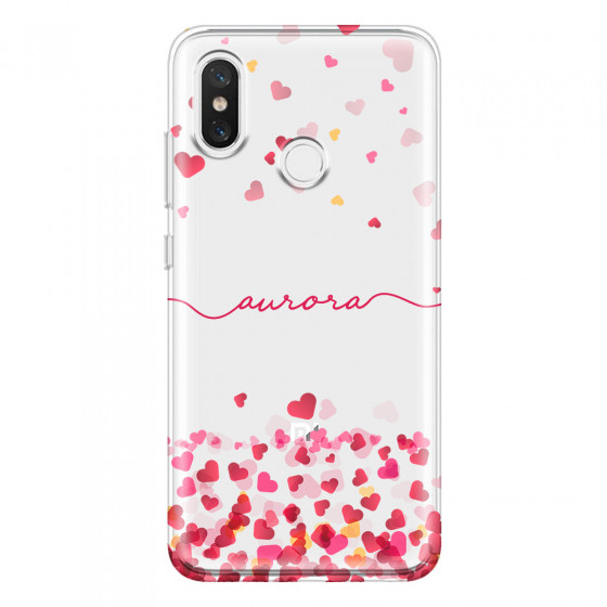 XIAOMI - Mi 8 - Soft Clear Case - Scattered Hearts